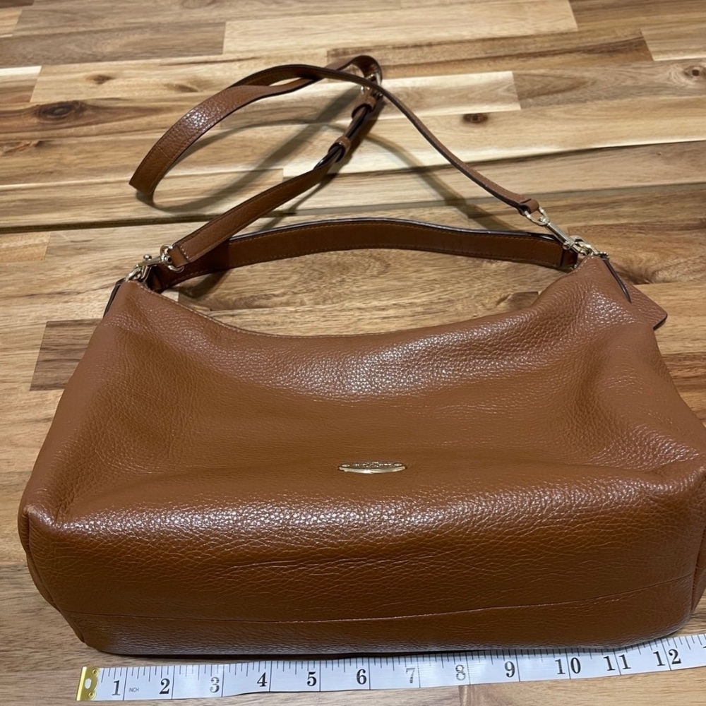 Coach Brown Leather Shoulder Bag - Picture 12 of 12
